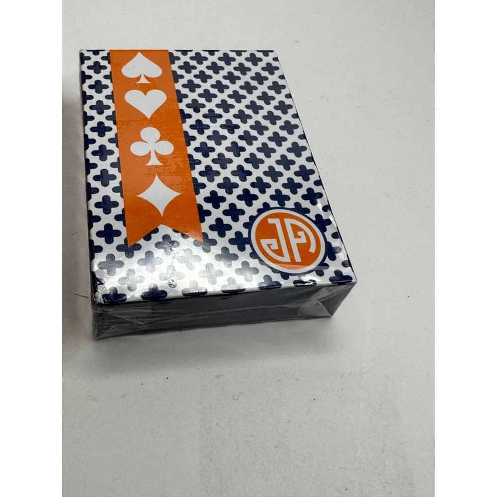 New Jonathan Adler playing cards 2 decks sealed blue orange